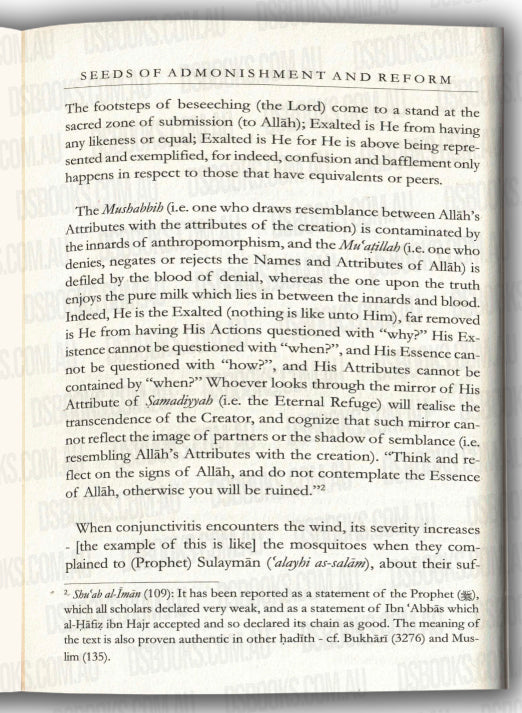 Seeds Of Admonishment And Reform