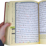 Tajweed Quran Translation and Transliteration (Roman) ( 25cm x 18cm x 5.5cm ) Dar al Marifa (Uthmani)