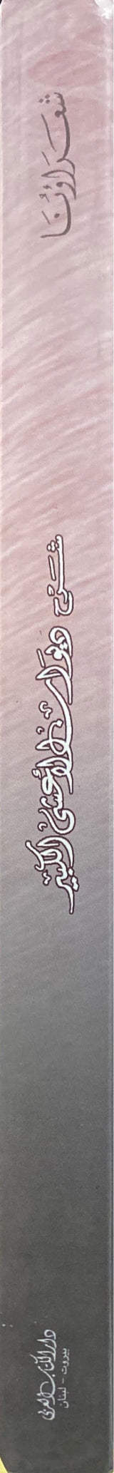 شرح ديوان الاعشى الكبير Sharh Diwan Al Aasha Al Kabir