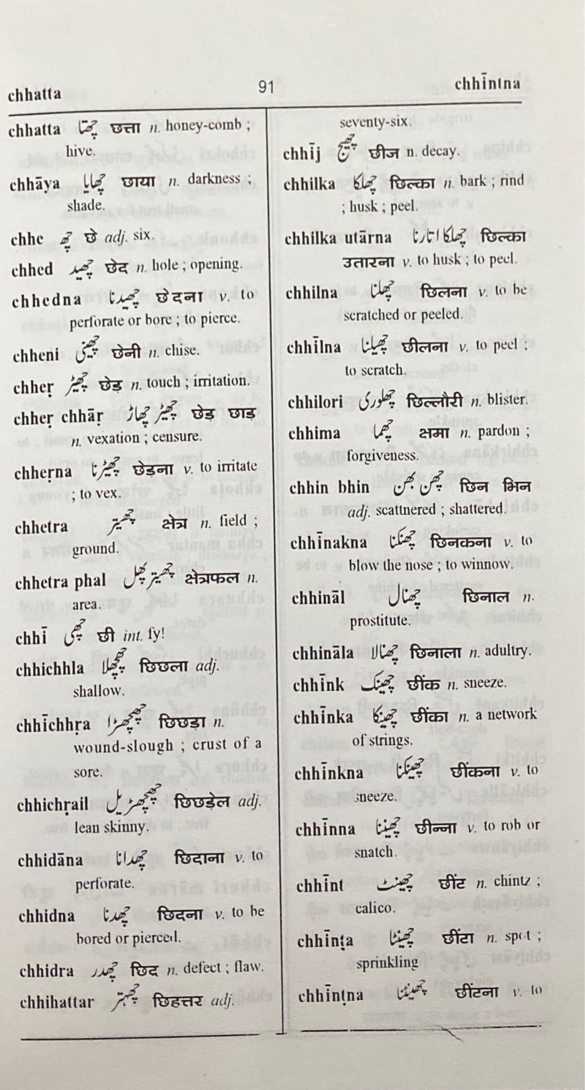 Urdu Romanised - Hindi - English Dictionary – Darussalam Australia