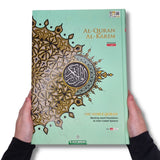Large Maqdis Quran - Word By Word English TURQUOISE GREEN