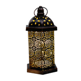 Brass Effect Metal Lanterns